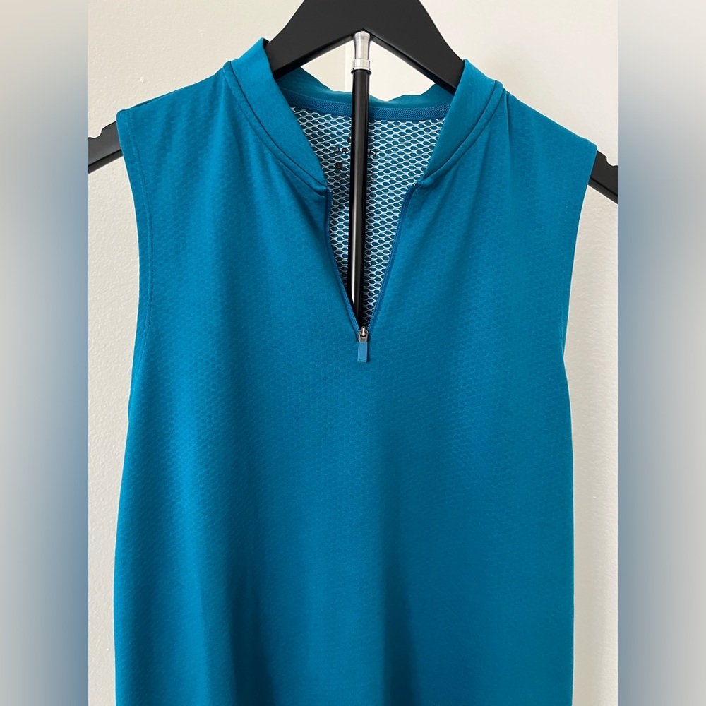 ⛳️ Nike Dri-FIT Sleeveless Golf Top | Women’s L | Teal Blue | Like New! - Picture 8 of 14